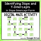 Digital Self Checking Maze Activity: Identifying Slope and
