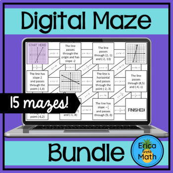 Preview of Digital Maze Bundle