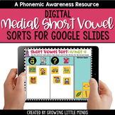 Digital Medial Short Vowel Sorts Google Slides