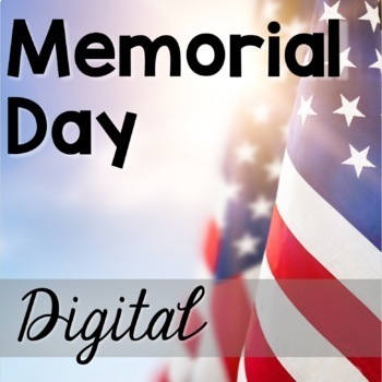 Preview of Digital Memorial Day Freebie