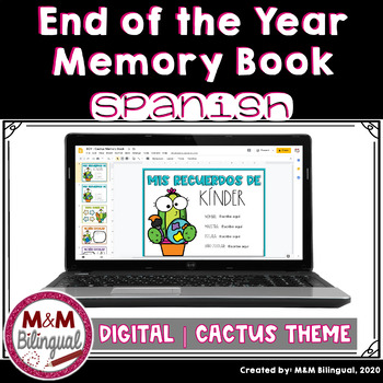 Preview of Digital Memory Book | SPANISH | Cactus