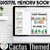 Digital Memory Book | Cactus Themed | Grade Level Covers f