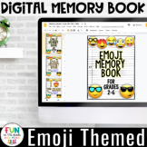 Digital Memory Book | Emoji Themed | Grade Level Covers fo