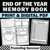 Digital Memory Book End of the Year Writing Activities Summer Bucket List & More