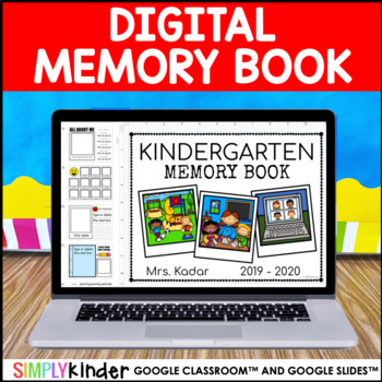 Preview of Digital Memory Book for Google Slides™, Google Classroom™, & PowerPoint