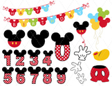 Digital Mickey Mouse Clip Art Mickey Mouse Party Mickey Mo