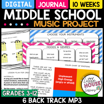 Preview of Middle School Music Curriculum - Social Emotional Learning