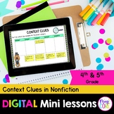 Digital Mini Lessons - Context Clues in Nonfiction - RI.4.