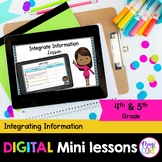 Digital Mini Lessons - Integrating Information - RI.4.9 & RI.5.9