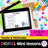 Digital Mini Lessons - Visuals and Multimedia - RL.4.7 & RL.5.7