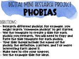 Digital Mini Research Project: Phobias