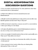 Digital Misinformation Discussion Questions - RESEARCH SKILLS