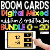 Digital Mixed Addition and Subtraction Bundle 0 - 20  | Bo