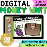Digital Money for Google Slides 2nd Grade Counting Coins