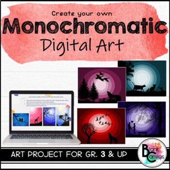 Preview of Digital Monochromatic Art Project