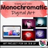 Digital Monochromatic Art Project