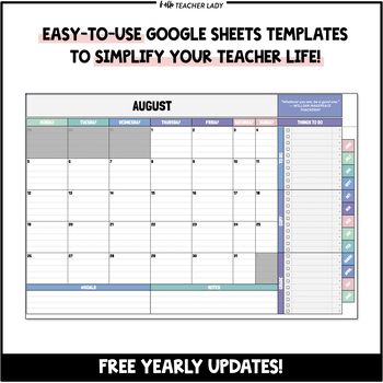 calendar with to do list template