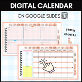 Digital Monthly Calendar for Organization/Lesson Plan | Go