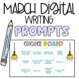 Digital Monthly Writing Prompts - Free Month: March