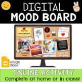 Digital Mood Board Virtual Art Activity in Google Slides Pandemic