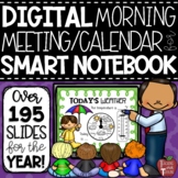 DIGITAL Morning Meeting Calendar Lessons for the Smartboard {in Smart Notebook}