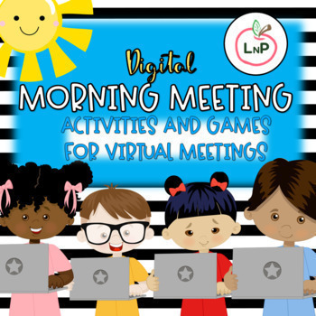 Preview of Digital Morning Meeting Activities and Games for Back to School
