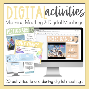 Preview of Digital Morning Meeting Activities  l   Digital Brain Break