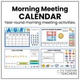 Digital Morning Meeting Calendar and Activities