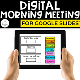 Digital Morning Meeting Real Pictures for Google Slides™ |