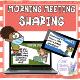 Digital Morning Meeting Sharing and Discussion Starters