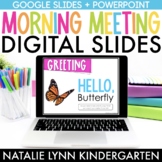 Morning Meeting Slides and Activities for Google Slides an