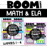 Digital Morning Work {2nd Grade} for Boom Cards™ Weeks 1-4