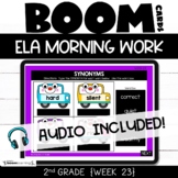 Digital Morning Work Boom Cards™ 2nd Grade Week 23: For 2nd Grade