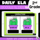 Digital Morning Work for Google™ Classroom ELA 2nd Grade Week 27