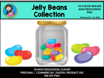 Preview of Digital Movable images Jelly Beans