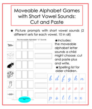 Preview of Digital Moveable Alphabet with Short O Presentation|Montessori Distance Learning