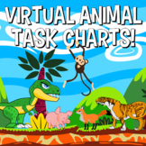 Digital, Moveable Animal Task Charts (PowerPoint AND Googl