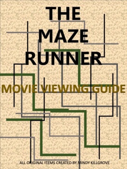 Preview of Digital Movie Viewing Guide for use with The Maze Runner 