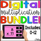 Digital Multiplication Fact Practice Bundle