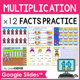 Digital Multiplication Facts Practice Google Slides™: Time