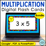 Digital Multiplication Flash Cards for Fact Fluency Practi