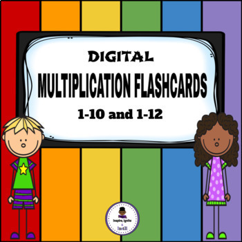 Preview of Digital Multiplication Flashcards 