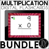 Digital Multiplication Flashcards BUNDLE | Distance Learning