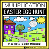 Digital Multiplication Fluency Easter Egg Hunt Virtual Game