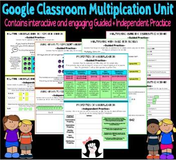 Preview of Digital Multiplication Unit for Upper Elementary Google Slides