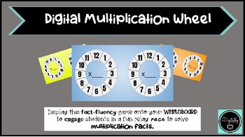 Preview of Digital Multiplication Wheel Game (PPT/GoogleSlides)