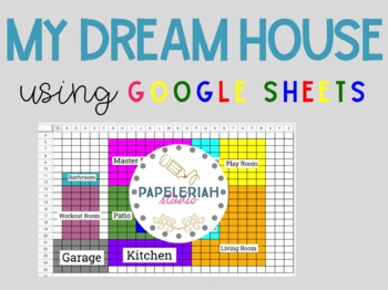 Preview of Digital-My Dream House Area Project (Google Sheets)
