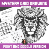 Digital Mystery Grid Drawing - Digital & Traditional - Art