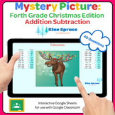 Digital Mystery Picture: 4th Grade Addition & Subtraction 