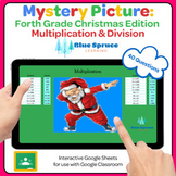 Digital Mystery Picture: 4th Grade Multiplication & Divisi